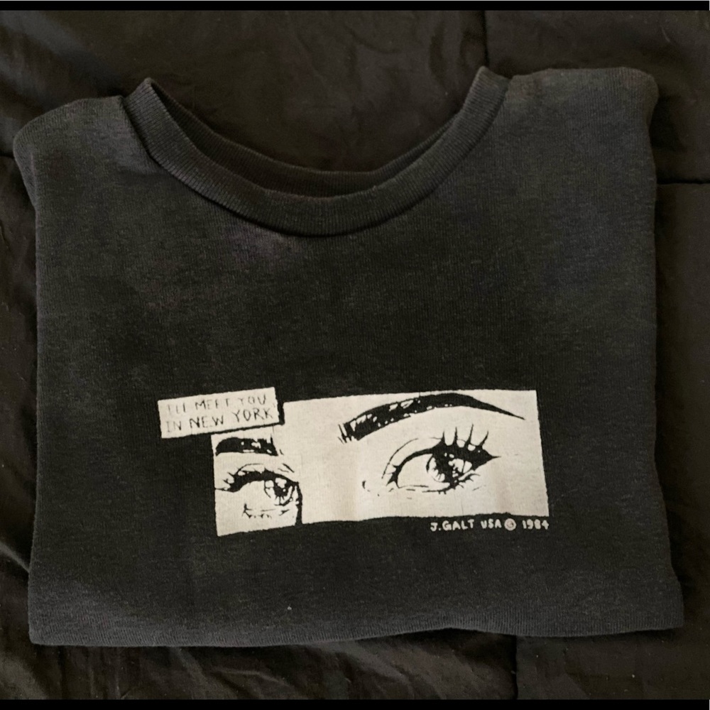 “I’ll see you in New York” Black/grey graphic tee